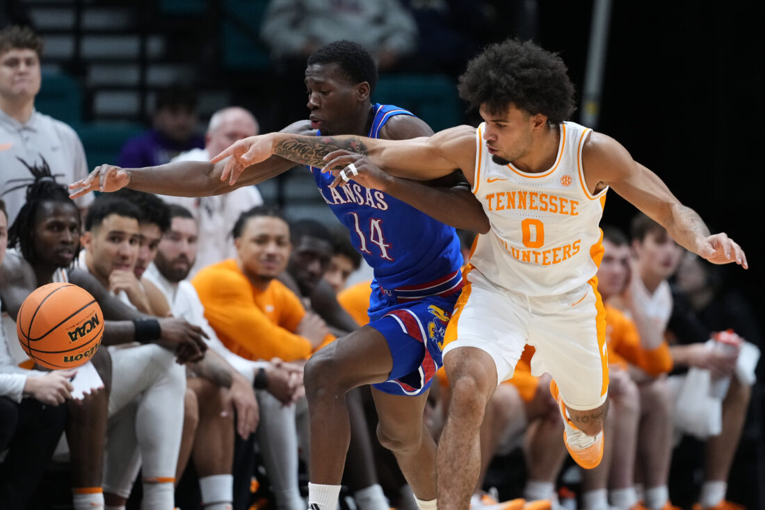 Council, Jackson lead second-half comeback as KU stuns No. 17 Tennessee 81-76